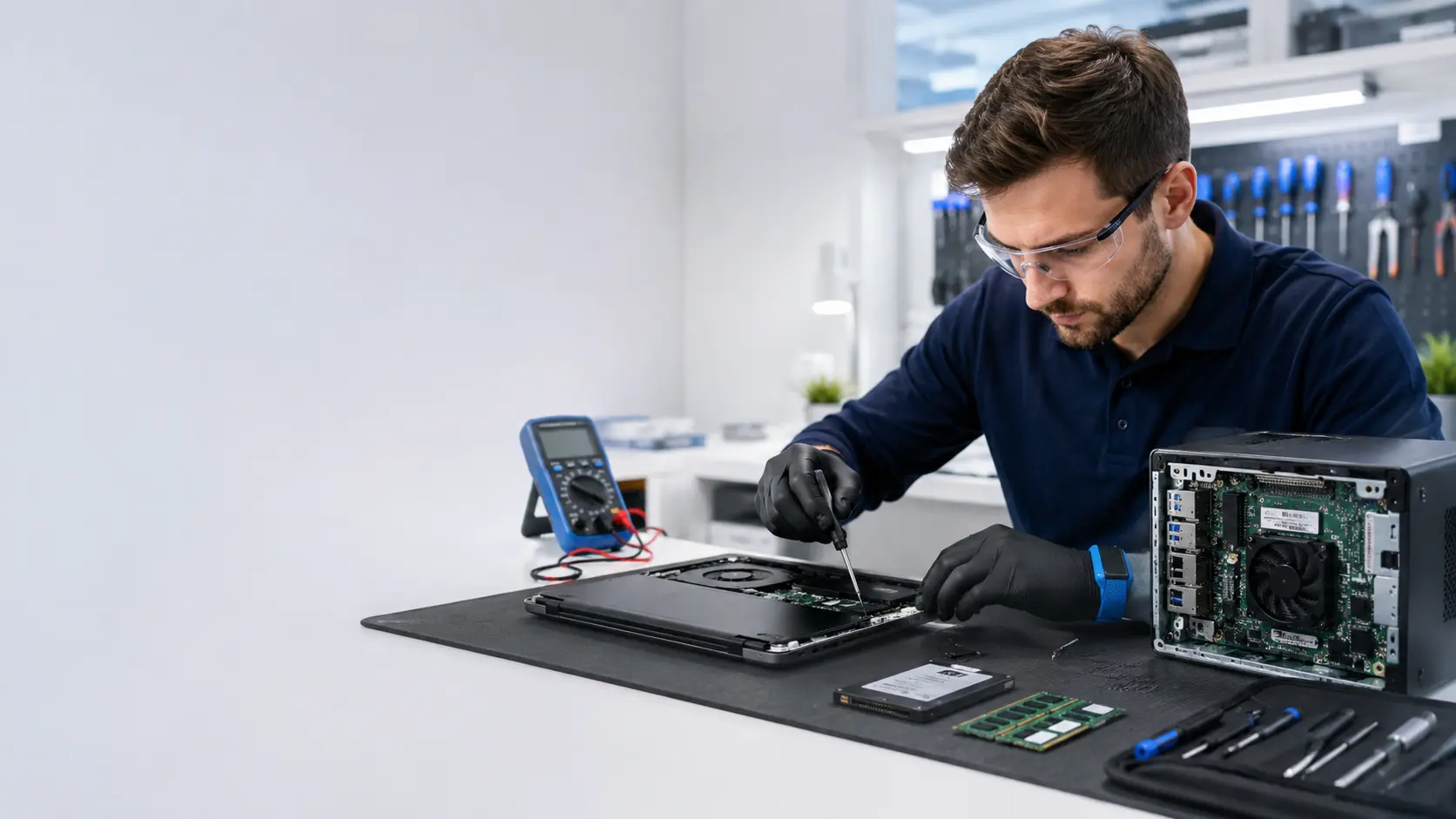 Tehničar servisi laptop računalo